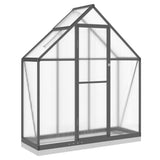 Vidaxl tuinkas z osnovnim okvirjem 169x58x202 cm aluminijasti antracit -Rorored