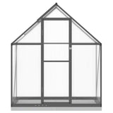 Vidaxl tuinkas z osnovnim okvirjem 169x58x202 cm aluminijasti antracit -Rorored