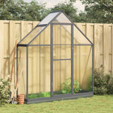 Vidaxl tuinkas z osnovnim okvirjem 169x58x202 cm aluminijasti antracit -Rorored