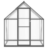 Vidaxl tuinkas z osnovnim okvirjem 169x114x195 cm aluminijasta barva antracita