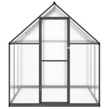 Vidaxl tuinkas z osnovnim okvirjem 169x169x195 cm aluminijasta barva antracita