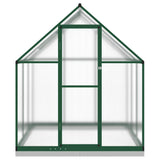 VidaXL Tuinkas met basisframe 169x169x202 cm aluminium groen