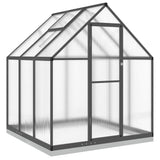Vidaxl tuinkas avec cadre de base 169x169x202 cm Couleur d'anthracite en aluminium