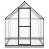 Vidaxl tuinkas avec cadre de base 169x169x202 cm Couleur d'anthracite en aluminium