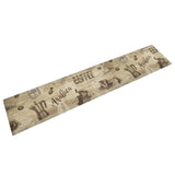 Vidaxl kuchyňská rohož omyvatelné kávové potisk 60x300 cm Velvet Brown