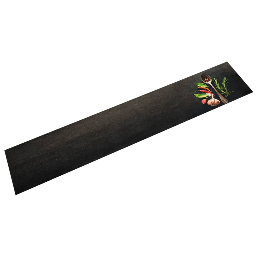 Vidaxl Kitchen Mat Maty zioła zioła 60x300 cm aksamit