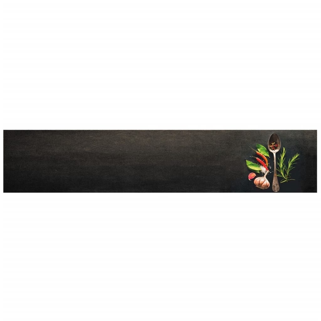 Vidaxl Kitchen Mat Maty zioła zioła 60x300 cm aksamit