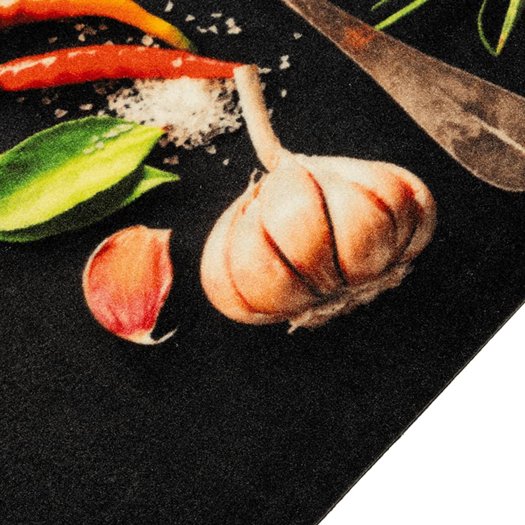 Vidaxl Kitchen Mat Maty zioła zioła 60x300 cm aksamit