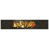Vidaxl Kitchen Mat wäschen Hirb Print 60x300 cm Velvett