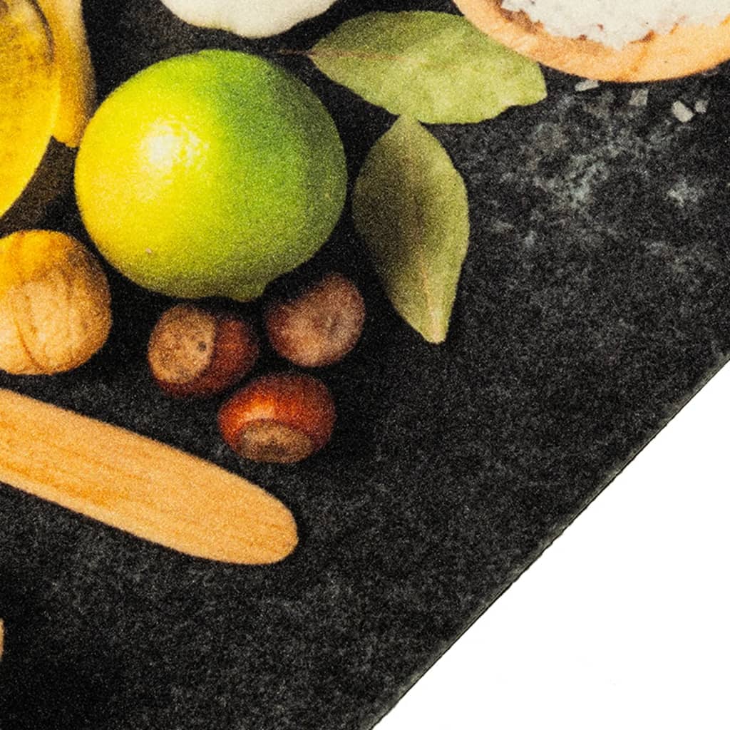 Vidaxl Kitchen Mat wäschen Hirb Print 60x300 cm Velvett
