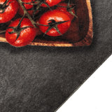 Vidaxl Kitchen mat washable cooking text 60x180 cm velvet