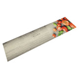 Vidaxl kuchyňský rohož omyvatelné rajčatové tisk 60x300 cm samet