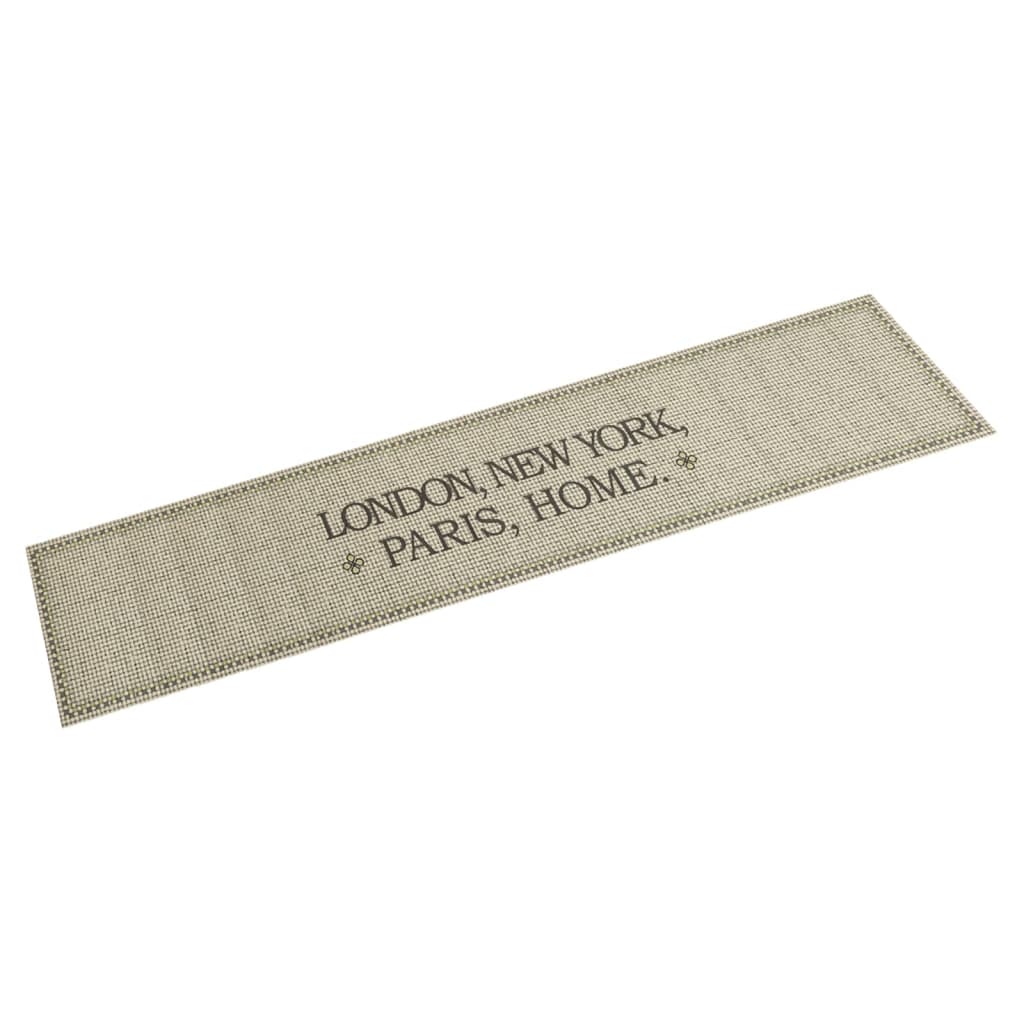 Vidaxl Kichen Matloschable Home Text 60x300 cm Velvet