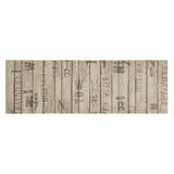 Vidaxl Kitchen mat washable fence print 60x180 cm velvet