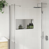 Vidaxl Shower 62x32x9 cm in acciaio inossidabile color argento spazzolato