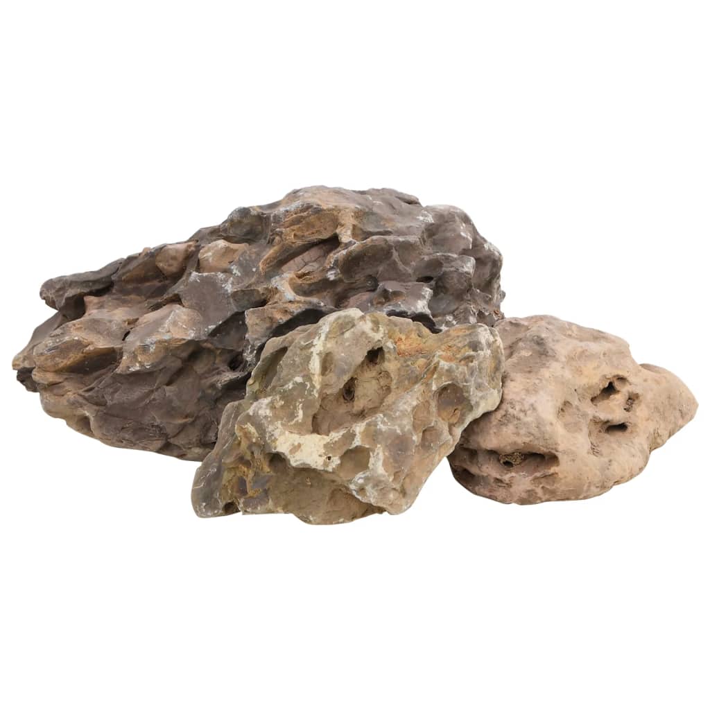 VidaXL dragon stones 25 kg 10-40 cm Gray