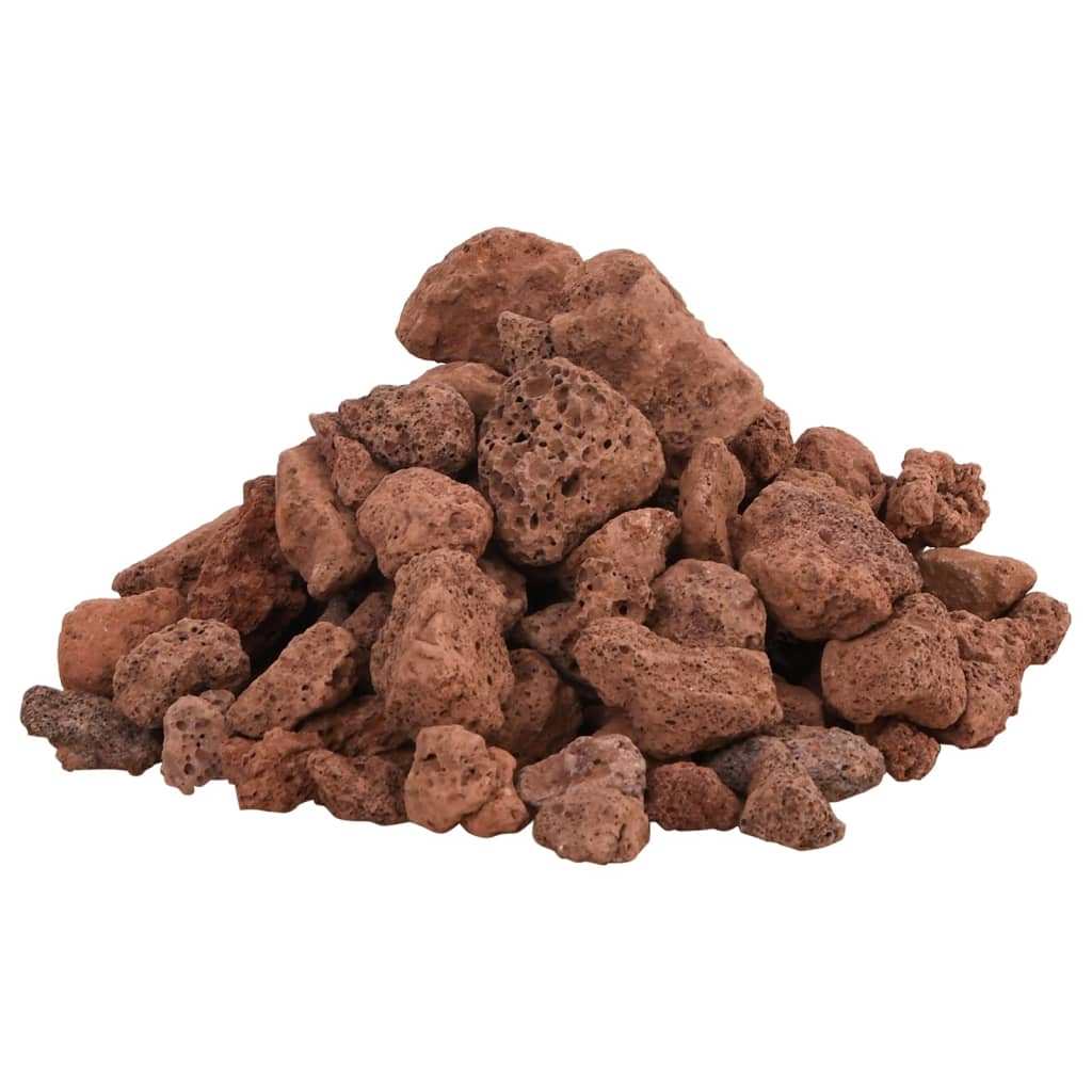 Vidaxl Lava stones 10 kg 1-2 cm Red