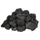 Vidaxl Lava stones 25 kg 3-5 cm Black