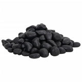 Vidaxl kiezelstenen gepolijst 2-5 cm 10 kg zwart