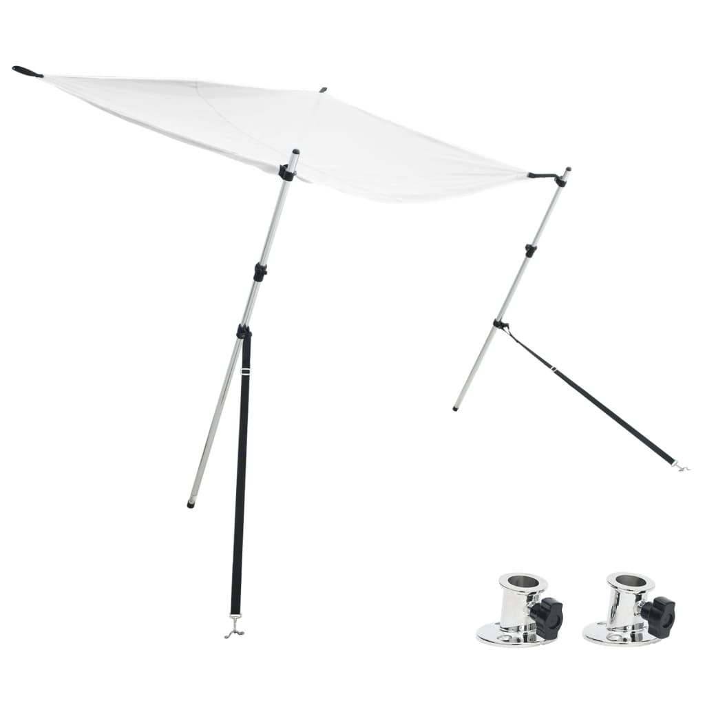 Vidaxl Shadow Tkap Set T-Top 170x170x (113-182.5) cm bela
