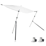 Vidaxl Shadow Tkap Set T-Top 170x170x (113-182.5) cm bela