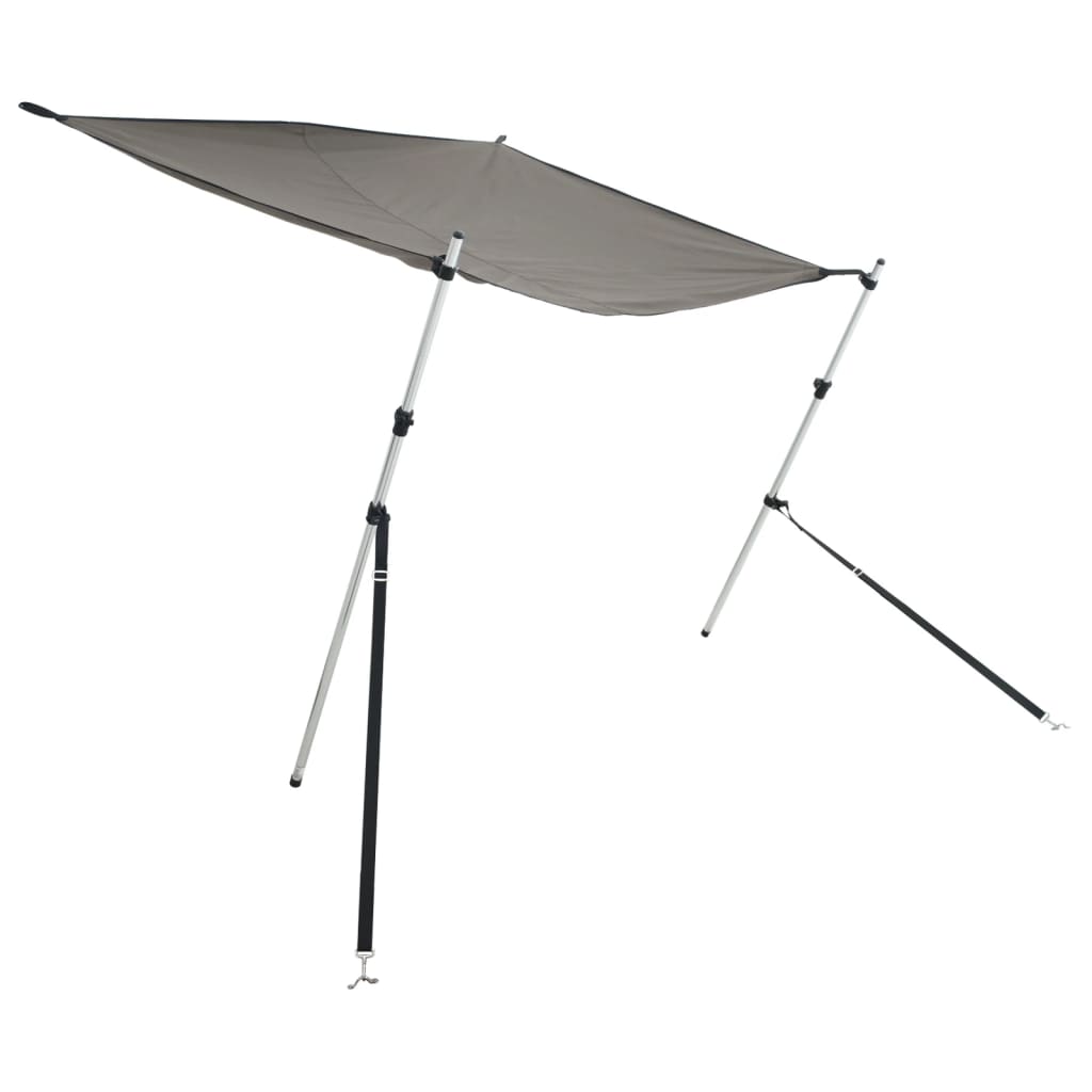 Vidaxl Shadow Tept Set T-Top 174x205x (115-194) cm antracit-obarvana