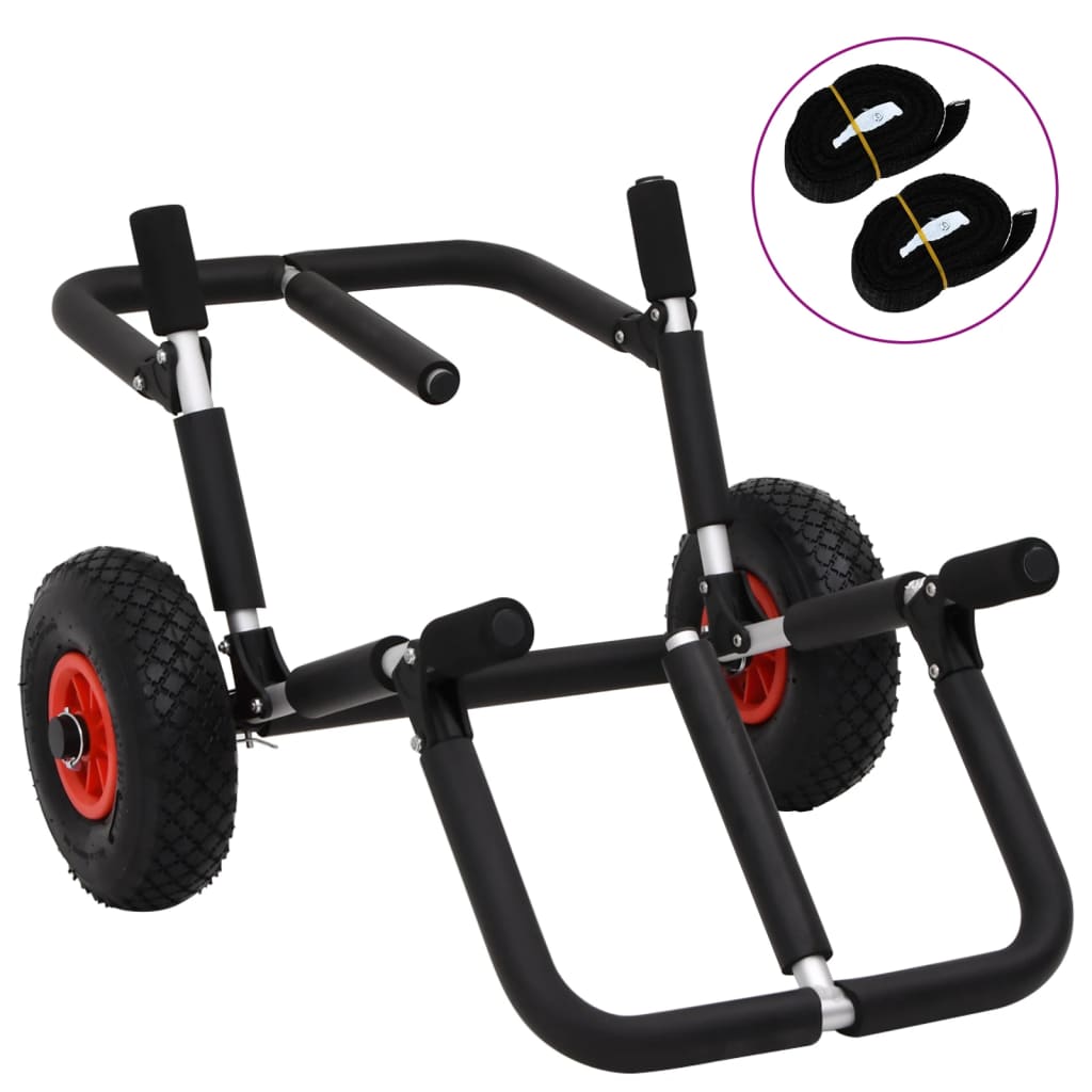 Wózek vidaxl sup dla 2 desek surfingowych składanych 90 kg aluminium