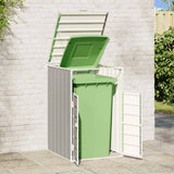 Vidaxl container storage for 1 container 72x81x115 cm steel gray