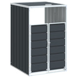 Vidaxl container storage for 1 container 72x81x115 cm steel anthracite