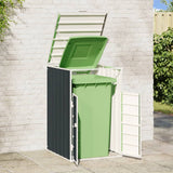 Vidaxl container storage for 1 container 72x81x115 cm steel anthracite