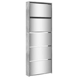 VidaXL shoe cabinet with mirror 5-layer 63x17x169.5 cm concrete price