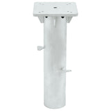 Podstavek za senčnik Vidaxx za vgradnjo 16x16x39,5 cm jeklo srebrne barve