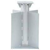 Vidaxl Parasol stopa na ziemi 27,5x27,5x45 cm stalowy kolor srebrny