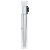 Vidaxl parkolsse Fouss fir Land fir 40-50 mm Stick Aluminium Sëlwer