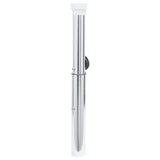 Vidaxl parkolsse Fouss fir Land fir 40-50 mm Stick Aluminium Sëlwer