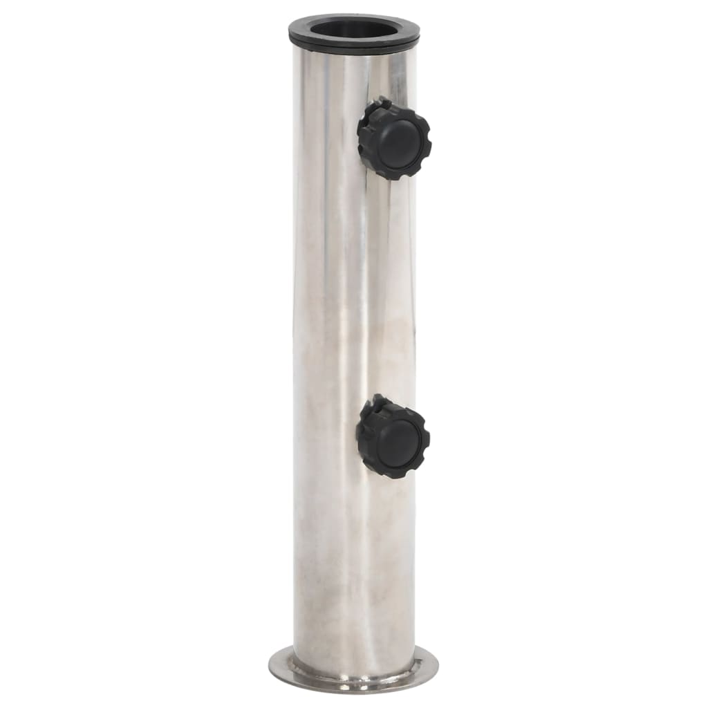 Vidaxl Parasol Foot pro Ø38 48 mm Stick Steel Silver Colored
