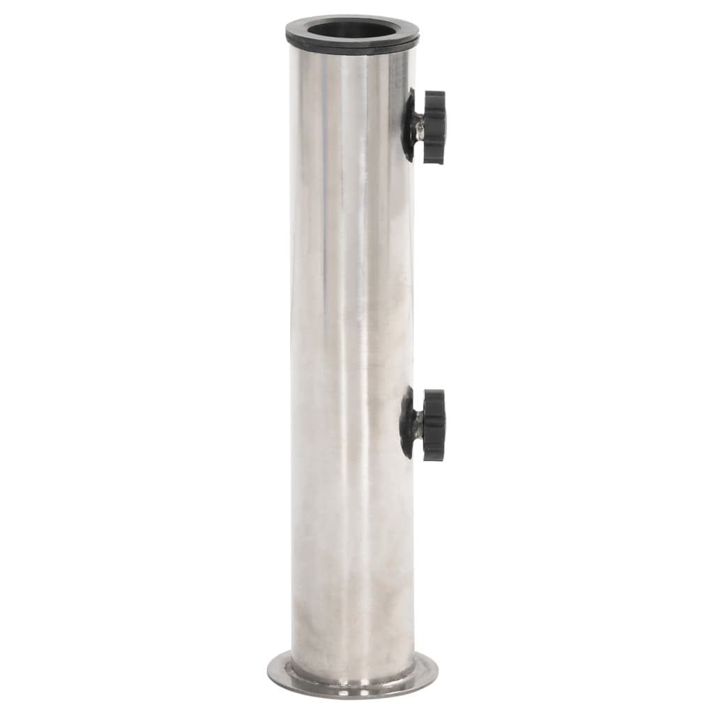 Vidaxl Parasol Foot pro Ø38 48 mm Stick Steel Silver Colored