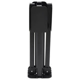Vidaxl Parasol Foot Collapsible za Ø38 48 mm palica jeklena sijajna črna