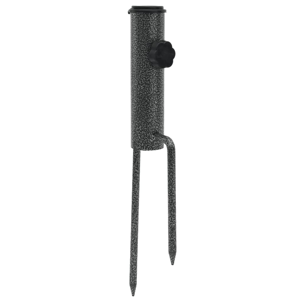 Vidaxl Parasol stoji s flomastrom 2 PCS 9x35 cm pocinkano jeklo