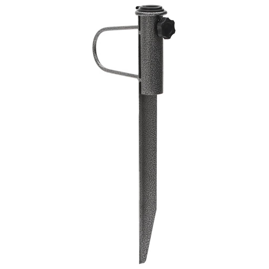 VIDAXL Parasol stoji s flomastrom 2 ST 19x42 cm pocinkano jeklo