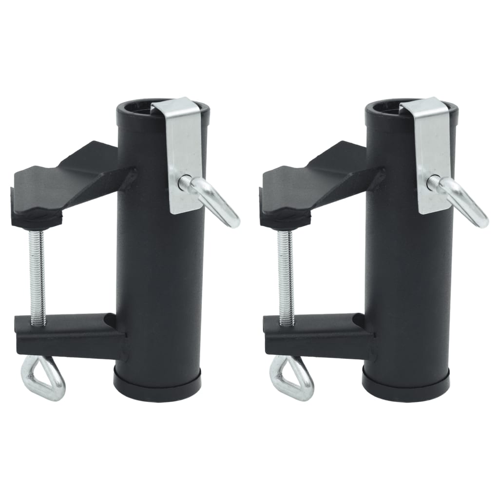 Vidaxl parasolské svorky pro balkon 2 st 25-38 mm ocel