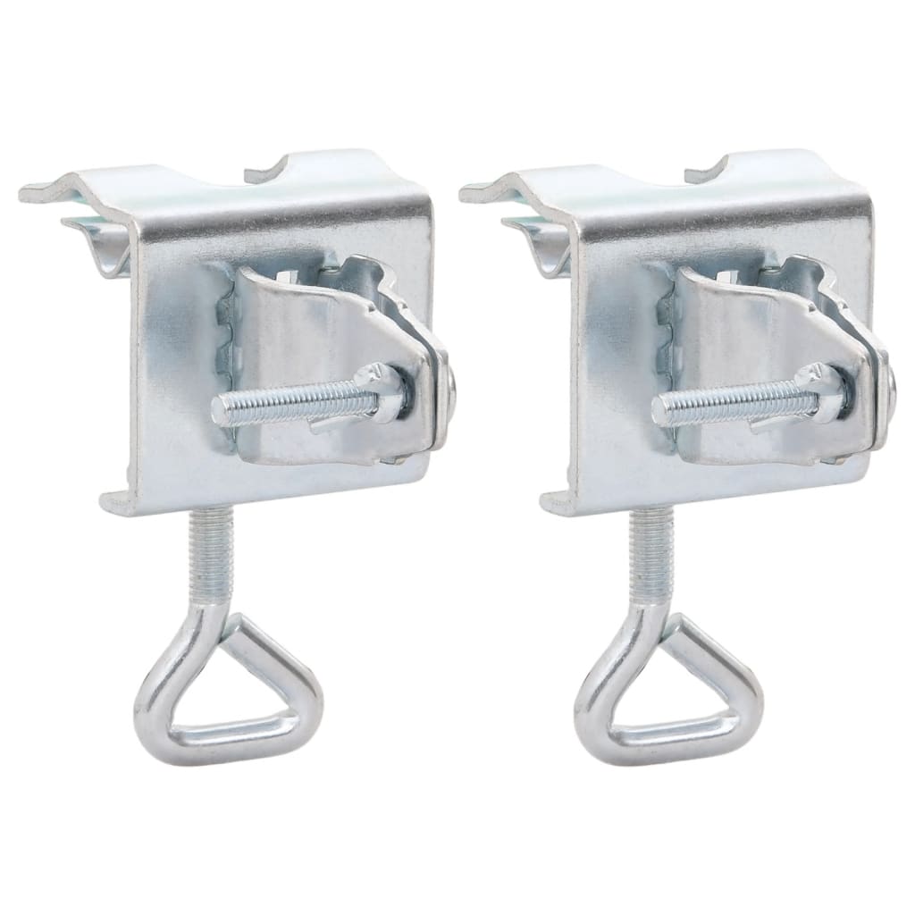 VIDAXL PARASOL PLAME ZA BALKONIJA 2 PCS 32 mm pocinkano jeklo