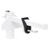 Vidaxl Parasol Mercone per balcone da 38 mm in acciaio bianco