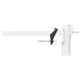 Vidaxl Parasol Mercone per balcone da 38 mm in acciaio bianco