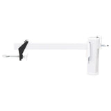 Vidaxl Parasol Mercone per balcone da 38 mm in acciaio bianco