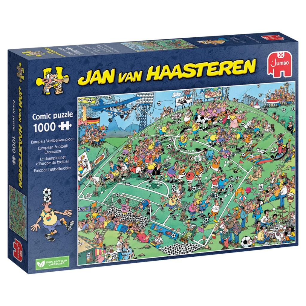 Jumbo Puzzle Jan van Haaseten Europe's Fussball Champion 1000 Stécker