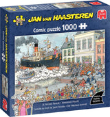 Rompecabezas de Jan van Haasteren - Llegada de Sinterklaas - 1000 piezas.