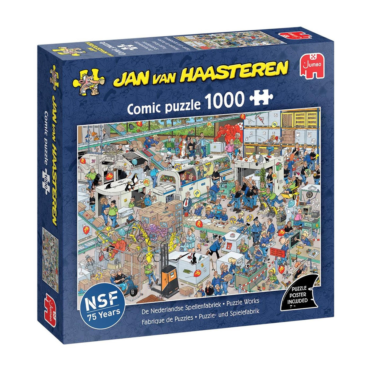 Puzzle géant Jan van Haasteren Games Factory (1000) | 2 pièces