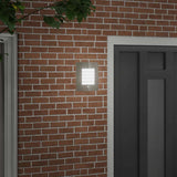 Vidaxx aplique de exterior plateado 23,5 x 9 x 26 cm