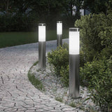 Vidaxl bolderverlichting 3 stuks 50 cm rvs ip44